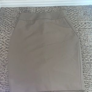 Tan Express Pencil Skirt